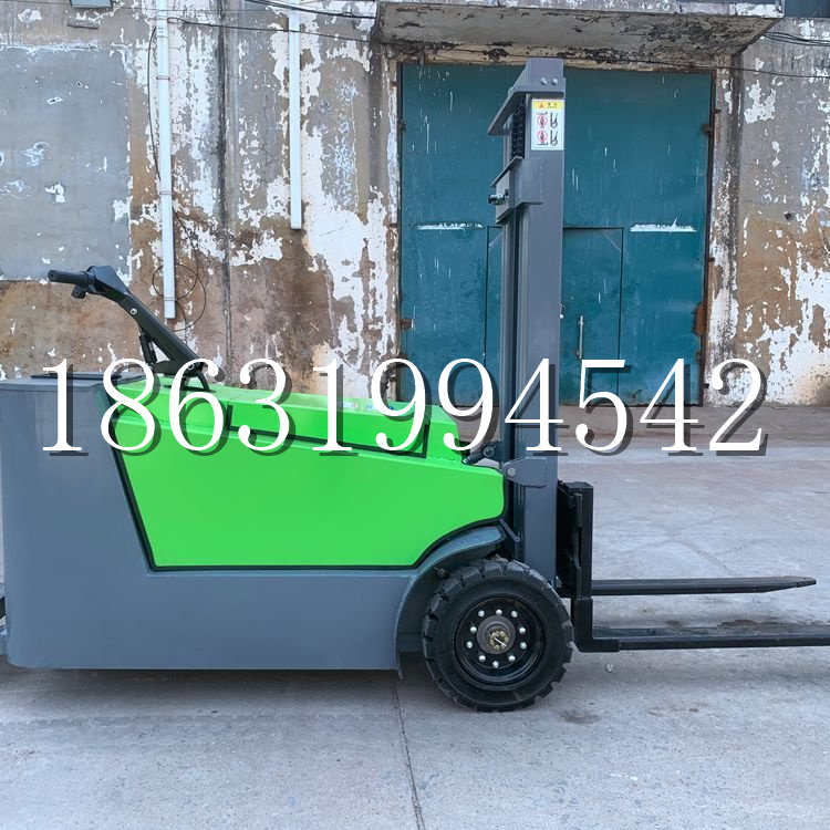 嵩明县小型电动叉车1吨2吨步行站驾式电瓶堆高充电装卸车液压升降车铲车
